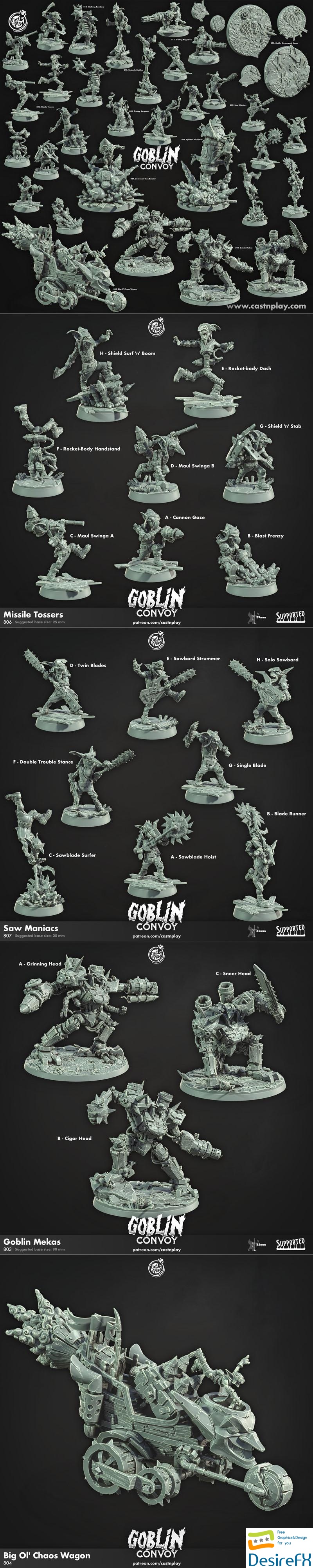 Cast n Play - The Goblin Convoy 3D Print