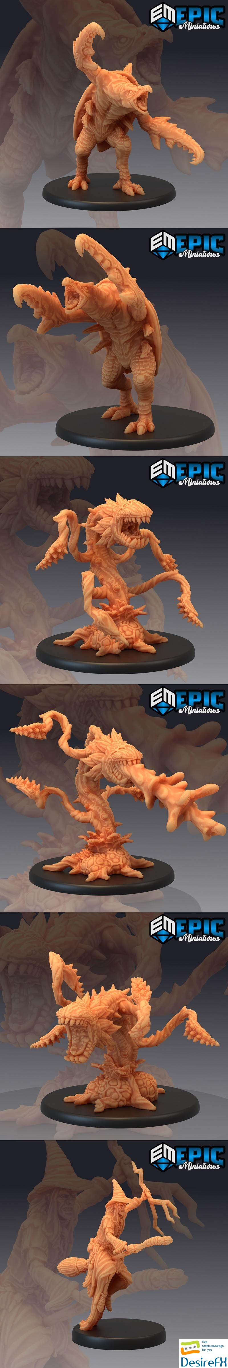 Epic Miniatures - Corrupted Forest May 2024 3D Print