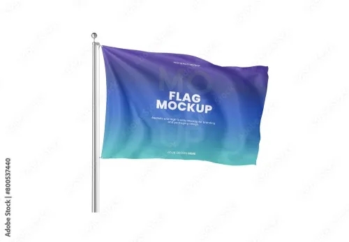 Flag Mockup 800537440