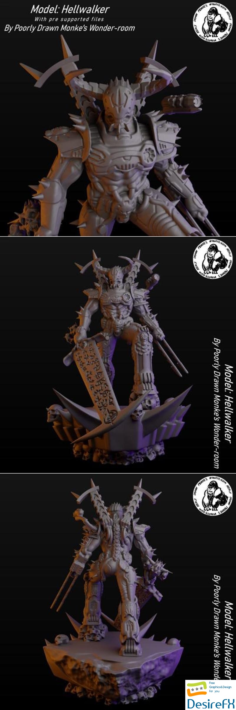 Hellwalker 3D Print
