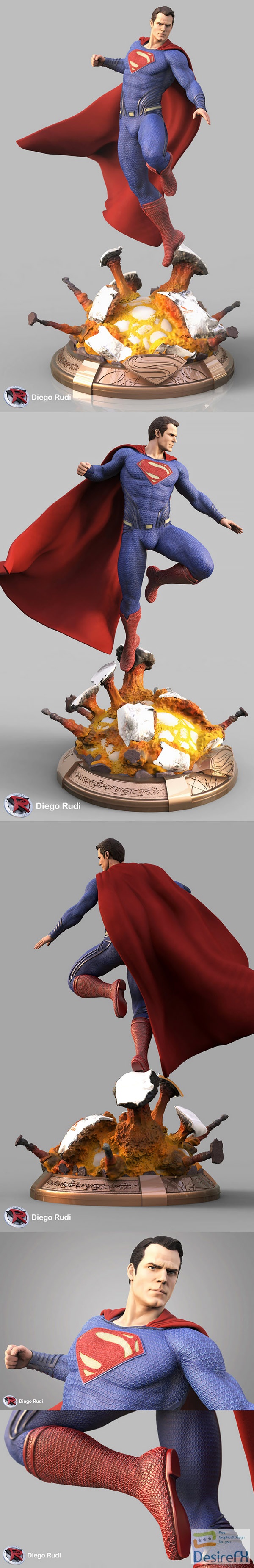 Superman – Henry Cavill – 3D Print