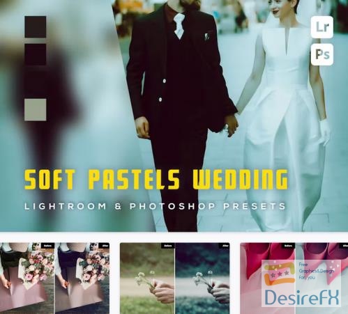 6 Soft Pastels Wedding Lightroom Presets - Q5CM836