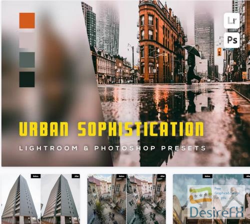 6 Urban Sophistication Lightroom Presets - 2CQNN24