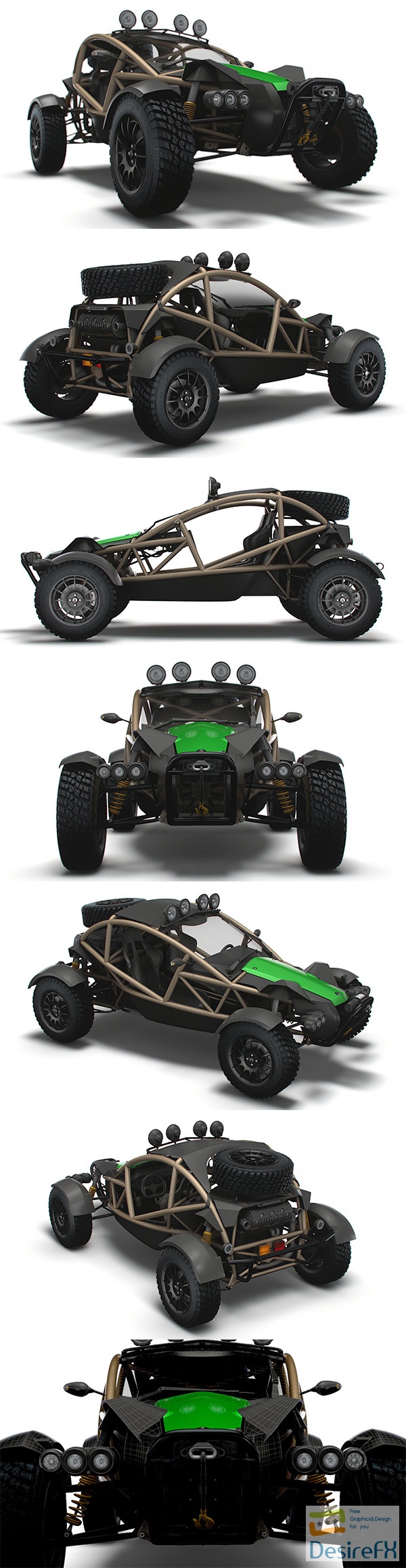 Ariel Nomad 2023 buggy sport 3D Model