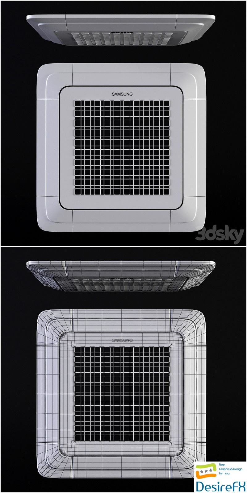 Conditioner Samsung 3D Model