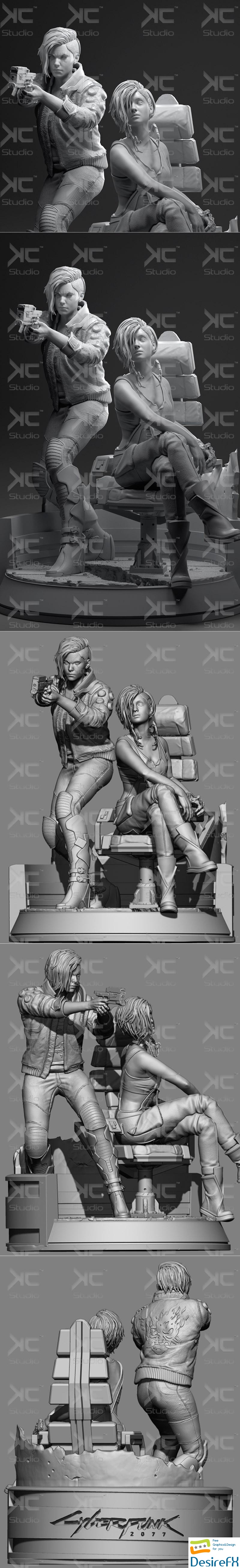 Cyberpunk 2077 - FanArt 3D Print