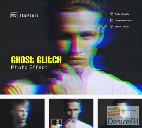 Ghost Glitch Photo Effect - 3BVJ6P6