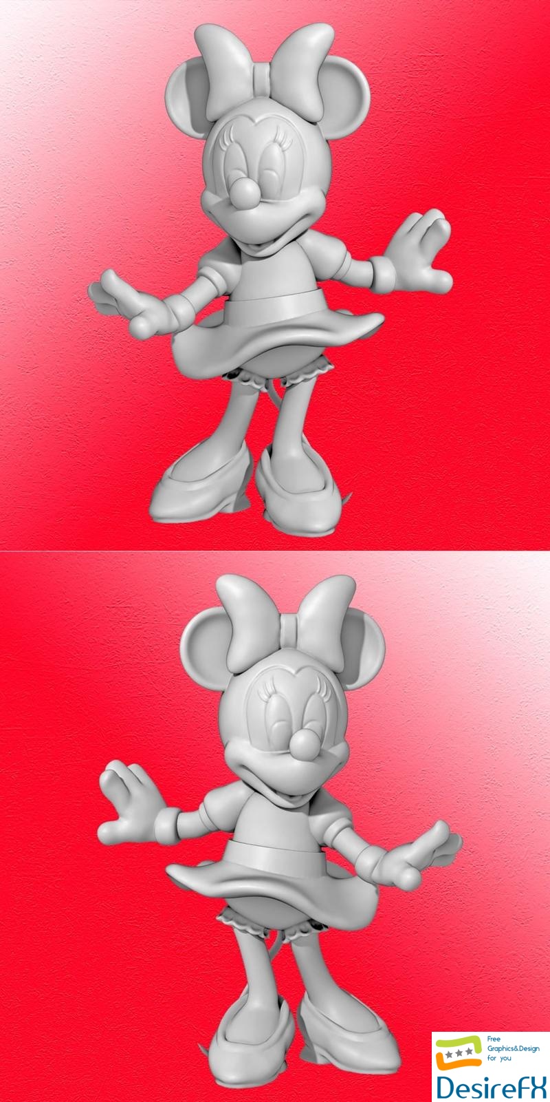 Minnie Mouse 3D Print