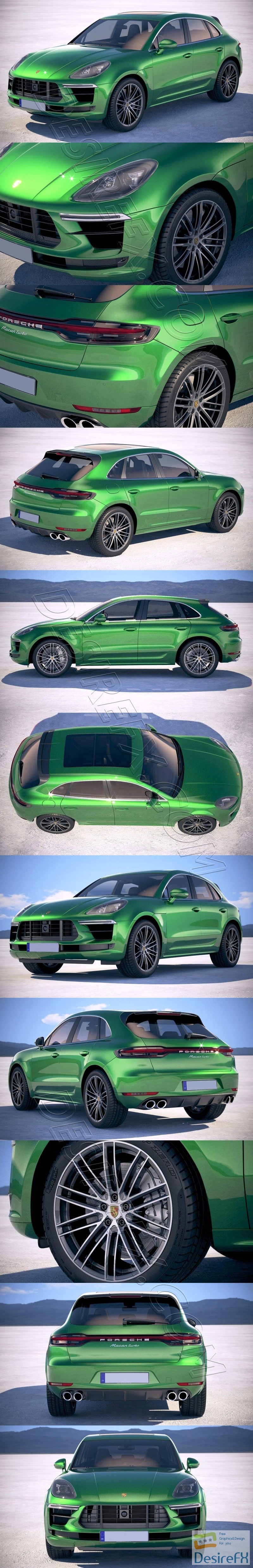 Porsche Macan Turbo 2019 3D Model