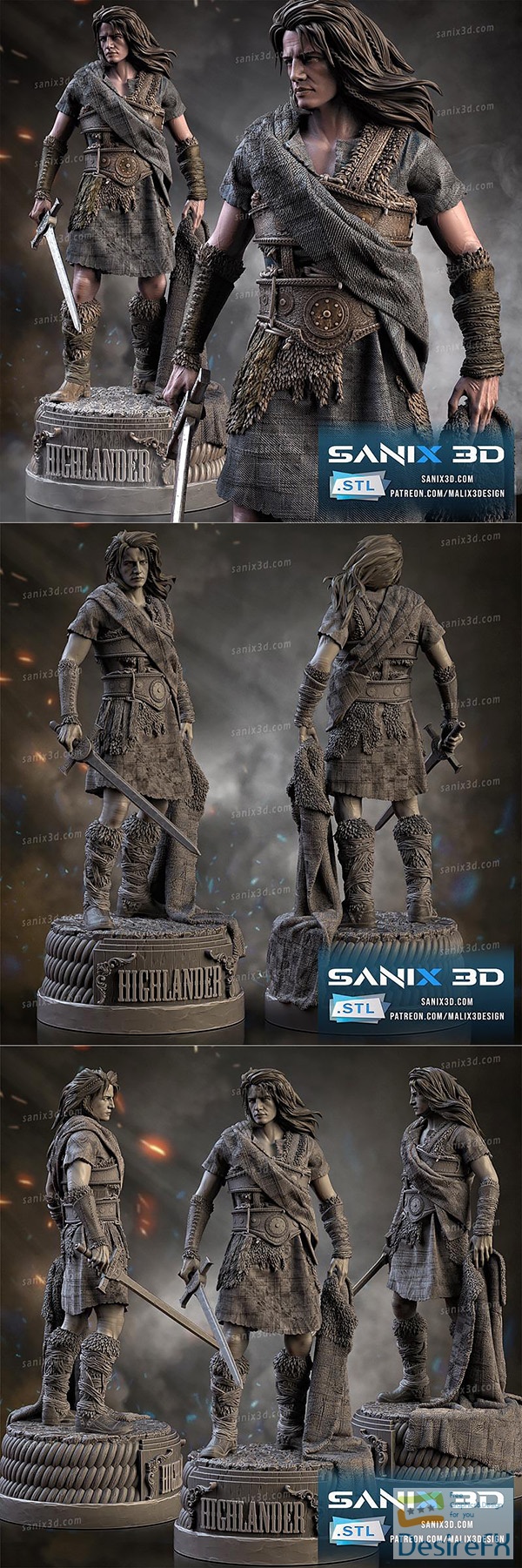 Sanix – Highlander – 3D Print