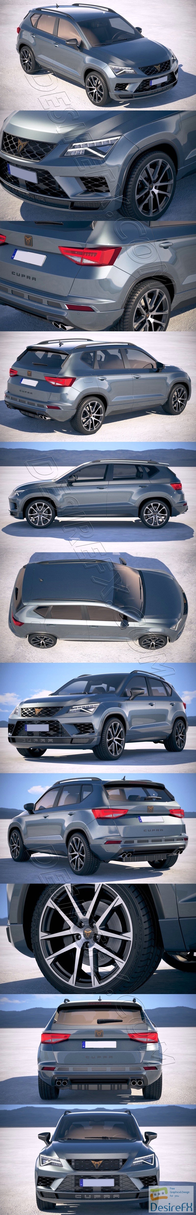 Seat Ateca Cupra 2019 3D Model