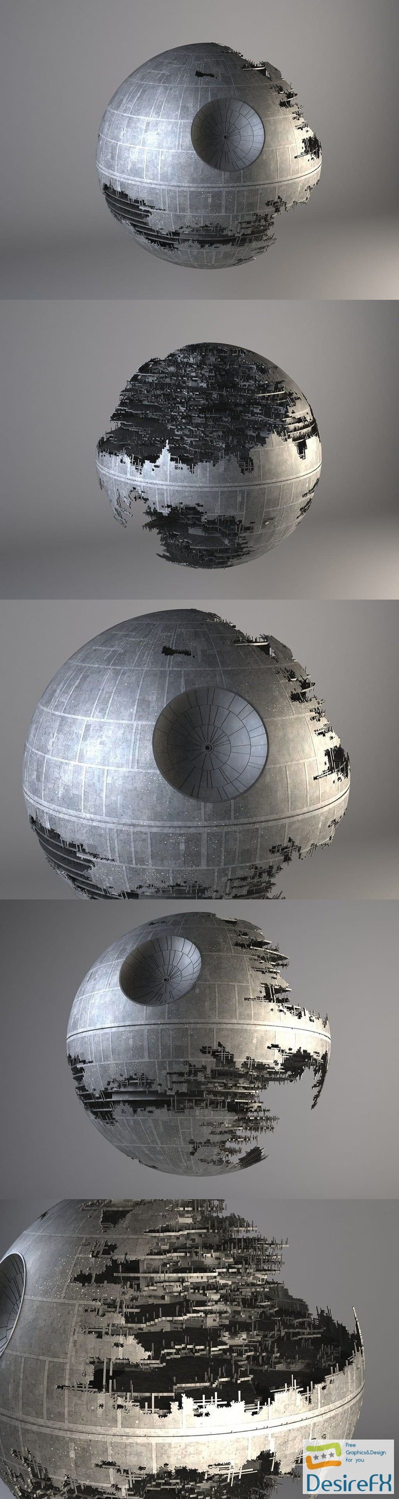 Star Wars Death Star 3D Model