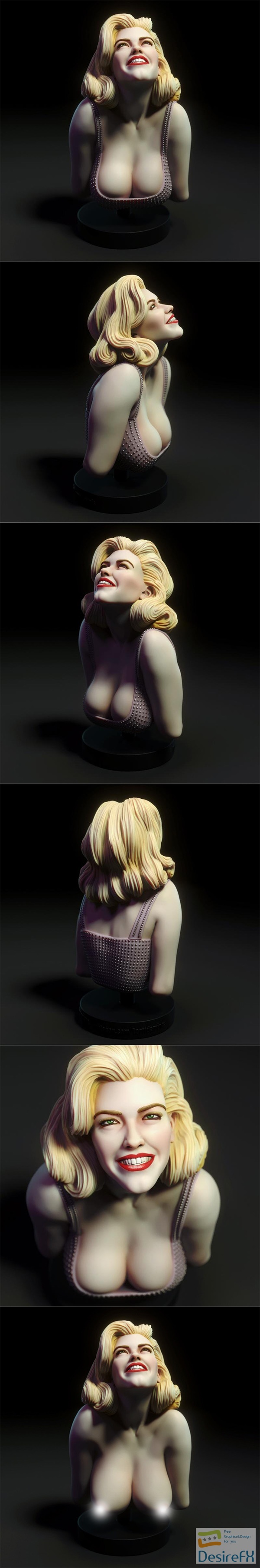 Torrida Minis – Practice Bust 3 – 3D Print