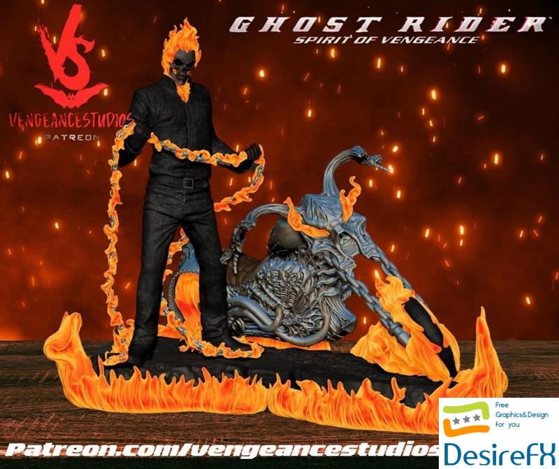 Vengeancestudios - Ghost Rider (VS) 3D Print