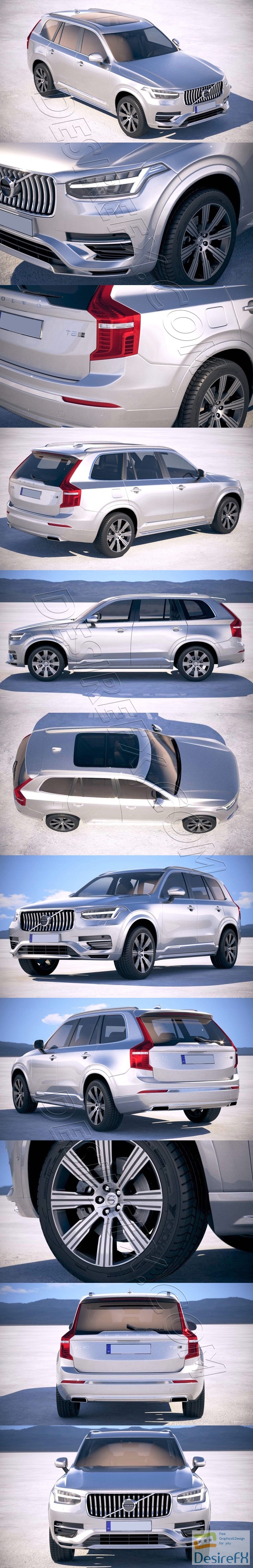 Volvo XC90 2020 3D Model